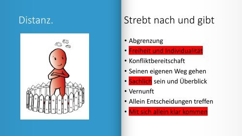 Das Riemann-Thomann Modell in der Zusammenarbeit