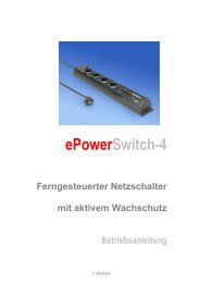 ePowerSwitch-4 Betriebsanleitung - LEUNIG GmbH