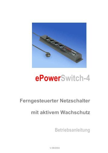 ePowerSwitch-4 Betriebsanleitung - LEUNIG GmbH