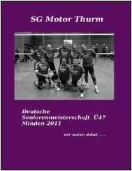 Volleyball Deutsche Seniorenmeisterschaft in Minden 2011