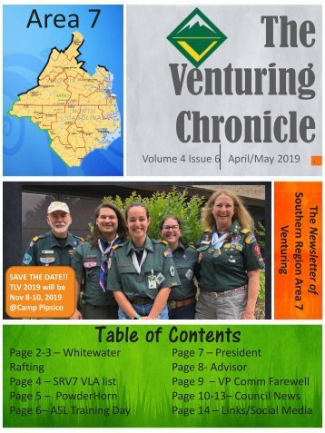 Venturing Chronicle Volume 4 Issue 6