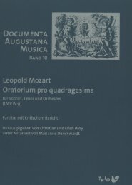 demo score: DA-010 Leopold Mozart, Oratorium pro quadragesima