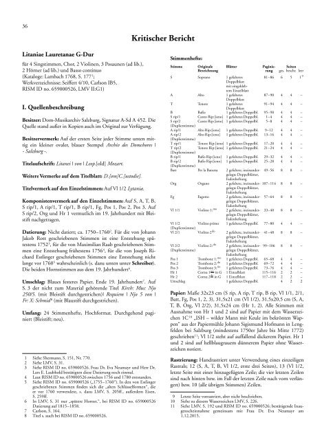 demo score: DA-012 Leopold Mozart, Litaniae Lauretanae G