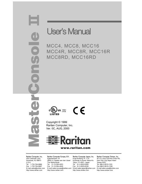 User's Manual