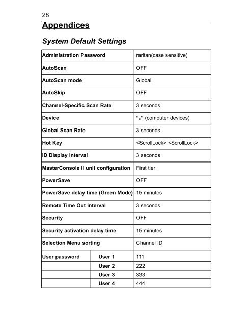 User's Manual