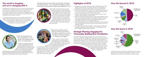 Jewish Family Service Cincinnati 2018 Annual Report