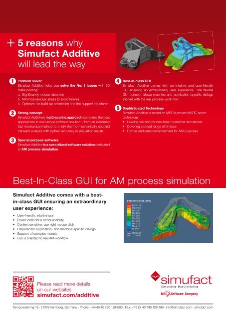 Simulating Metal Additive Manufacturing with Simufact Additive 