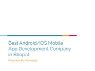 Best Android_iOS Mobile App Development Company in Bhopal