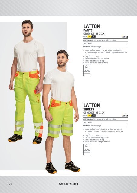 Cerva - High Visibility Garments - Catalogue (EN)