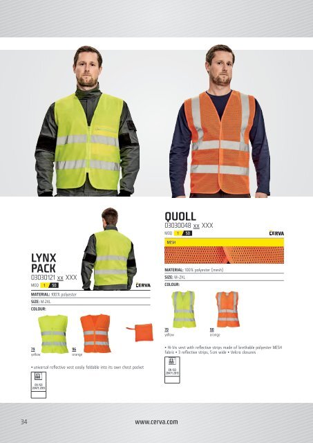 Cerva - High Visibility Garments - Catalogue (EN)