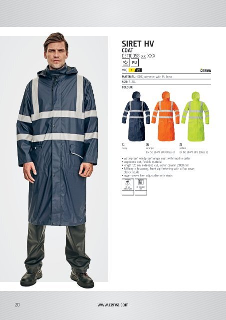 Cerva - Rainwear and rain boots - Catalogue (EN)