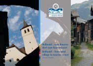 Unesco Broschüre Bellwald
