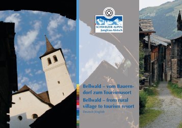 Unesco Broschüre Bellwald