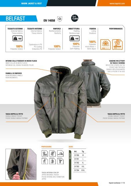 Kapriol - Work Wear - Catalog - 2018-2019 (EN)