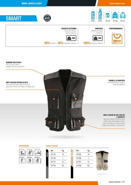 Kapriol - Work Wear - Catalog - 2018-2019 (EN)