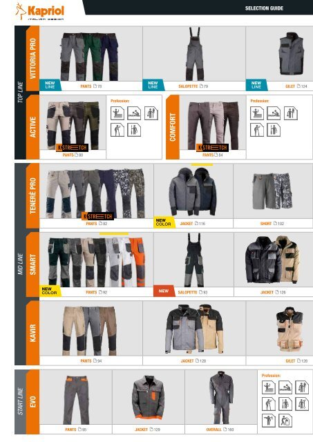 Kapriol - Work Wear - Catalog - 2018-2019 (EN)