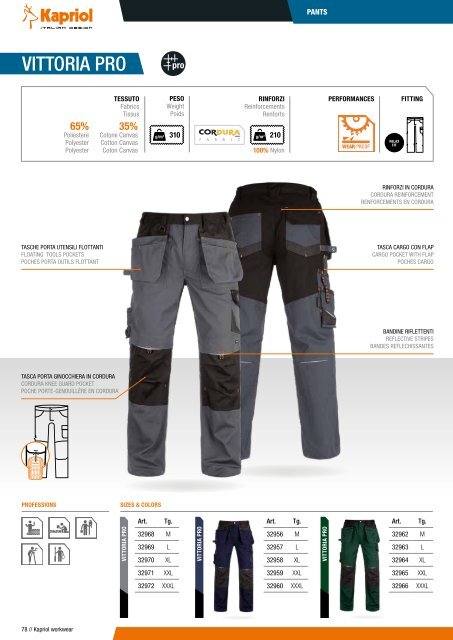 Kapriol - Work Wear - Catalog - 2018-2019 (EN)