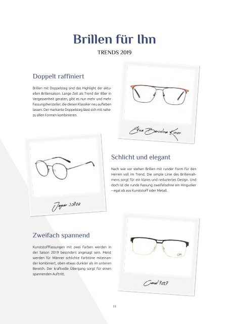 Sehenswert Magazin Frühling/Sommer 2019 - Optik Juwelier Neuhoff