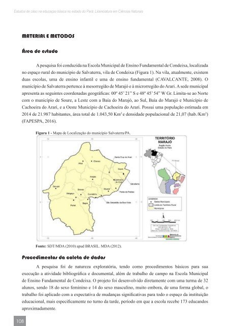 ESTUDOS DE CASO NA EDUCAÇÃO BÁSICA NO ESTADO DO PARÁ