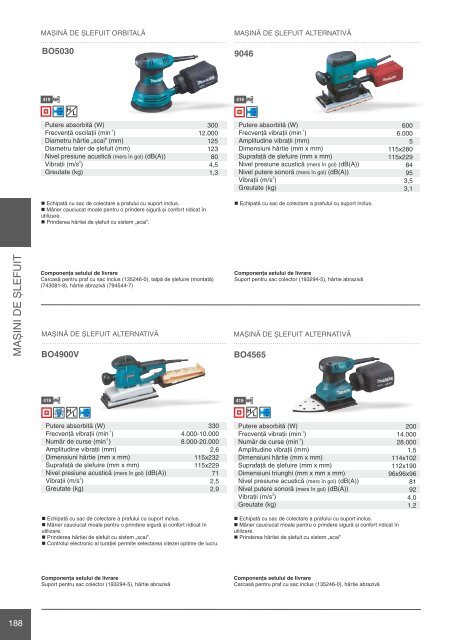 Makita - Catalog - Scule Profesionale 2018 (RO)