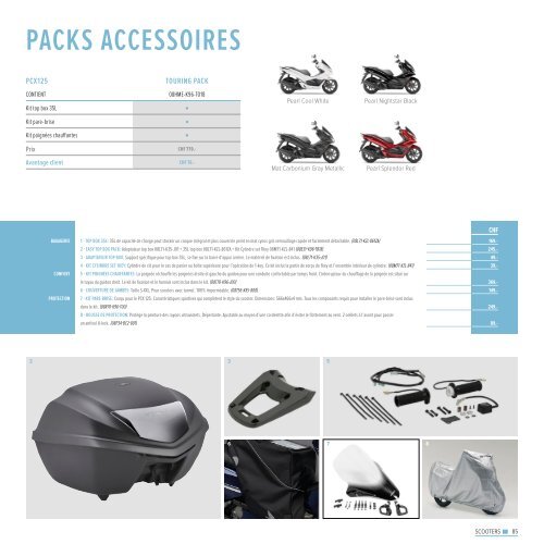 Honda Moto - Catalogue accessoires motos et scooters + vêtements