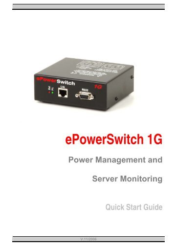 ePowerSwitch 1G - LEUNIG GmbH