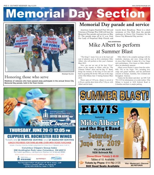 Southwest Messenger - May 19th, 2019