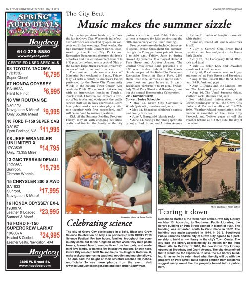 Southwest Messenger - May 19th, 2019