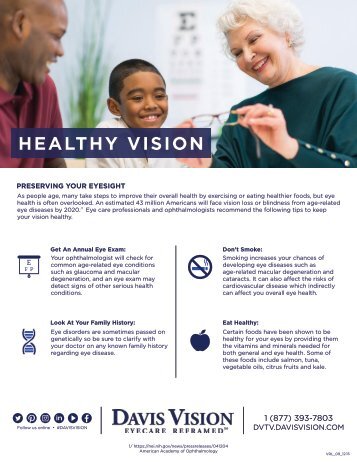 Healthy Vision