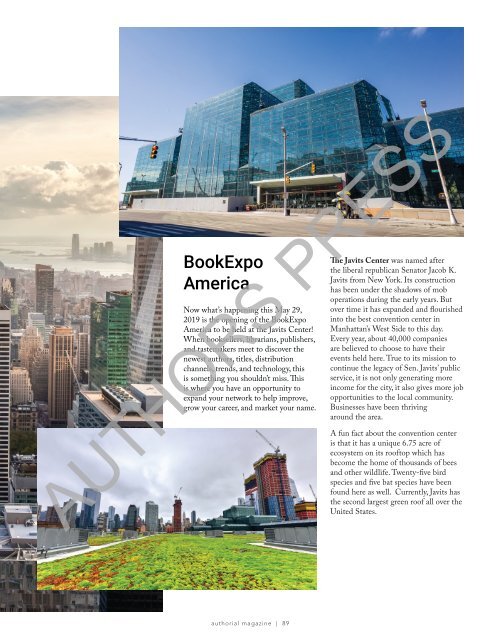 Authorial Magazine - BookExpo + BookCon 2019 Edition