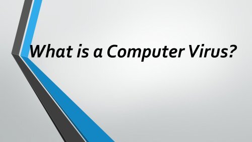 what is a computer virus