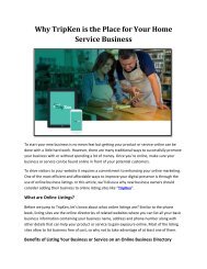 Why TripKen is the Place for Your Home Service Business