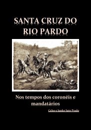 Santa Cruz do Rio Pardo - Nos tempos dos coronéis e mandatários