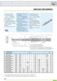 DZ-3832SC / DZ-3832 HDSC Accuride Teleskopschiene - Leschhorn