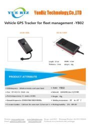 YB02 GPS vehicle tracker