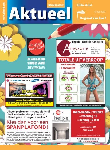 Editie Aalst 15 mei 2019