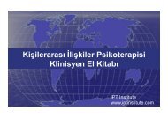 Kişilerarası İlişkiler Psikoterapisi - Klinisyen El Kitabı