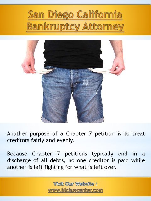Bankruptcy Lawyer Downtown San Diego