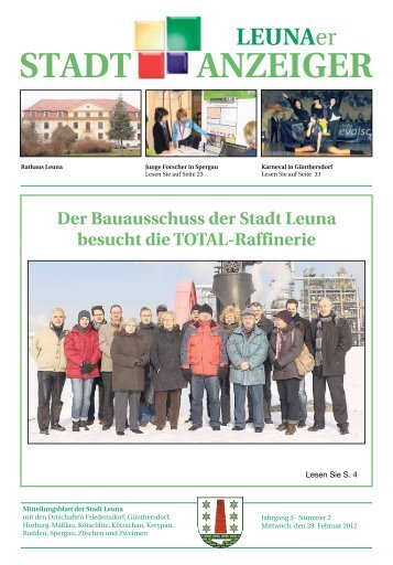 Leunaer Stadtanzeiger - Stadt Leuna