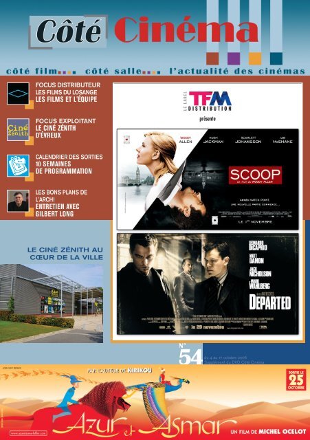 Côté Cinéma n°54 - 4 octobre 2006
