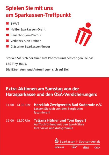 Programm Sachsen-Anhalt-Tag in Quedlinburg