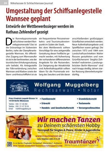 Nikolassee & Schlachtensee Journal Juni/Juli 2019