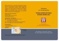 young women in public affairs award 2011 - Gender Campus