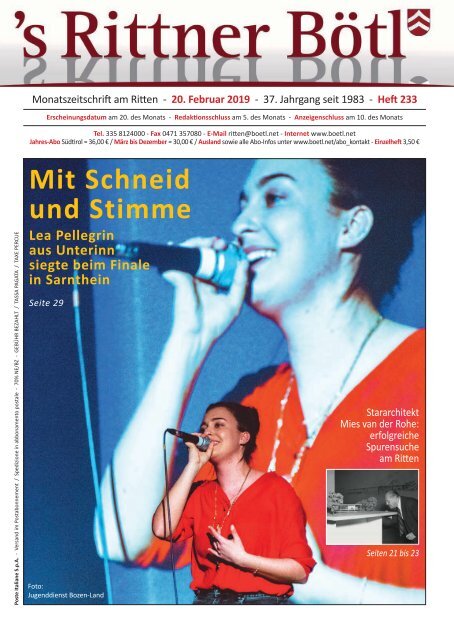 Rittner Boetl 233 Februar 2019
