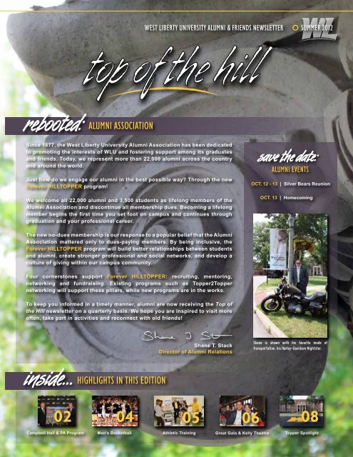 WLU Top of the Hill Newsletter Summer 2012