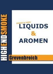 Liquid-Aromen-Liste