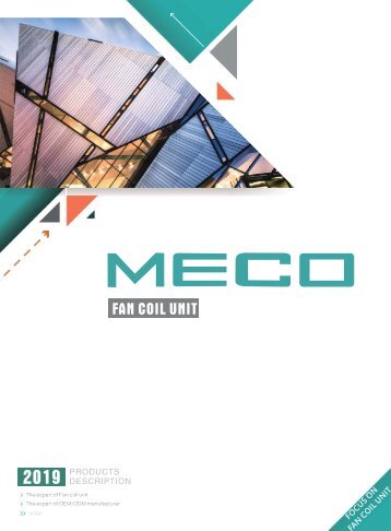 MECO Fan coil units CATALOG 2019-3