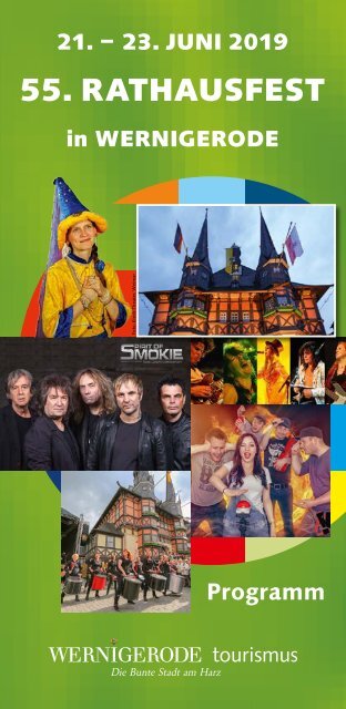 Programm Rathausfest Wernigerode 2019