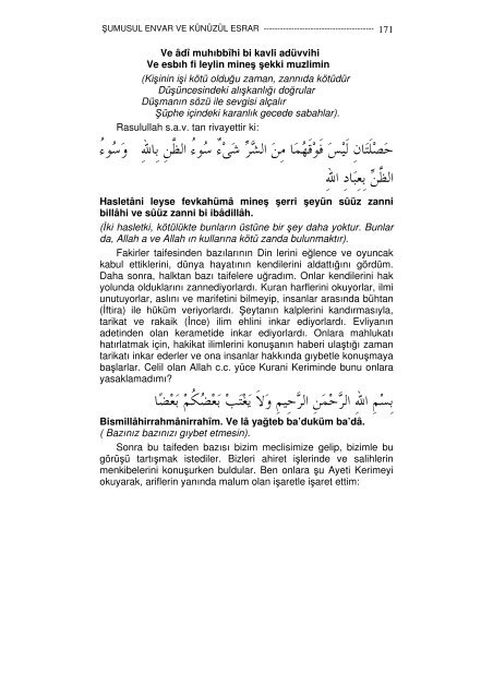 1-Sumusul envar ve kunuzul esrar İbnil Hac Tilmisani Hicri 737 yılı 443 sayfa Çeviri İdris Çelebi