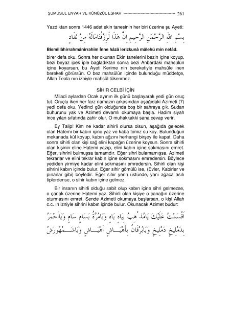 1-Sumusul envar ve kunuzul esrar İbnil Hac Tilmisani Hicri 737 yılı 443 sayfa Çeviri İdris Çelebi